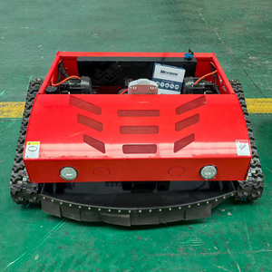 Tondeuse à <span class=keywords><strong>gazon</strong></span> industrielle sans fil autopropulsée télécommandée 4 temps pour la coupe automatisée de l'herbe dans les jardins et l'agriculture - Product Image 4