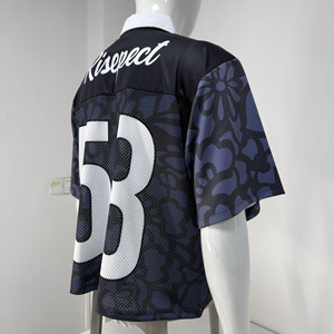 Men's Retro Football Jersey with <b>Polo</b> Collar Moisture Wicking & Breathable Fabric Custom Logo and Team Name for Football Fan - Product Image 5