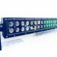 2025 Haute Qualité Double Rangée 54 Pouces 312W Incurvé Spot Flood Combo Led Light Bar LED Off Road Light Driving Light