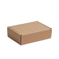 Carpeta de Envío Corrugada Impermeable Ecológica Personalizada con Estampado en Relieve Dorado, Papel Kraft para Calcetines y Pieles, Logotipo de Tamaño Personalizado