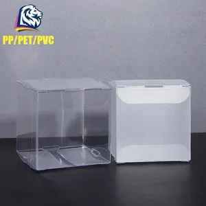 Guangzhou Zhenxiong MOQ Mini Plastik Bening PVC Kotak Kemasan Grosir PET PVC Kemasan Bening Kotak Hadiah Plastik