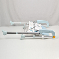 Chaise de douche réglable en aluminium, siège pliable en HDPE antidérapant, aide au bain pour personnes âgées, chaise de bain avec brevet