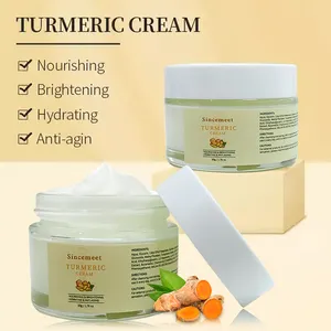 High Quality Bleaching Cream For Dark Skin Turmeric Skin Care Face Cream Anti Acne Moisturizing Nourish Turmeric Cream