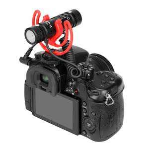 BOYA-Micrófono de doble cápsula XLR inalámbrico de escopeta de <span class=keywords><strong>condensador</strong></span>, micrófono para vídeo, iPhone, Android, teléfono inteligente, cámara, tableta - Product Image 4