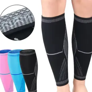Women Men Leg Calf Compression Sleeve Running Cycling Travel Elastic Breathable Calf Brace