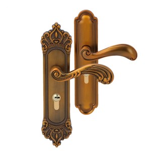 Modern Furniture <strong>Door</strong> Lock Simple Design All Iron Cast square Lever <strong>Bedroom</strong> <strong>Door</strong> Handle Lock Set - Product Image 4