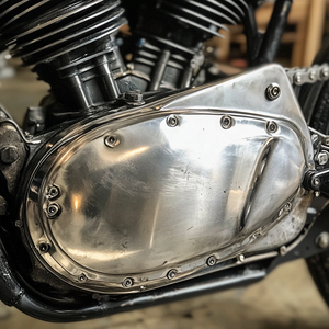 Custom OEM Billet 10 Gauge bilanciere coperchio superiore cromato, servizio di lavorazione CNC per moto e Automotive - Product Image 5