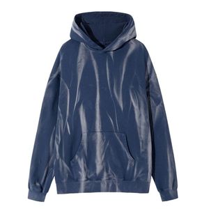 Sudadera con Capucha Extra Grande para Hombre, 100% Algodón, Antiencogimiento, Talla Grande, Tejido de Punto, Estilo Urbano - Product Image 6