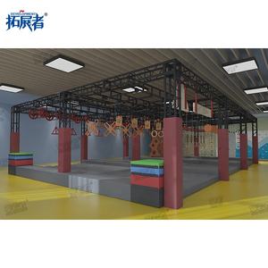 Parcours d'obstacles d'intérieur commercial Ninja Warrior pour enfants Gym d'entraînement pour enfants Fitness - Product Image 2
