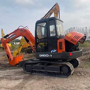Mini-excavatrice Doosan DH60-7 d'occasion, 6 tonnes, petite pelle sur chenilles, certifiée CE EPA, importée de Corée, composants principaux, pompe haute efficacité - Product Image 4