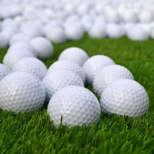 Custom Logo Personalized Printed Bulk Driving Range 2 Layer Practice Training Golfball Balles Pelotas Bola Ball De Golf Balls