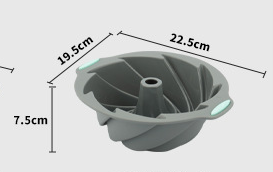 Bac de cheminée cyclone de 7 pouces Gris