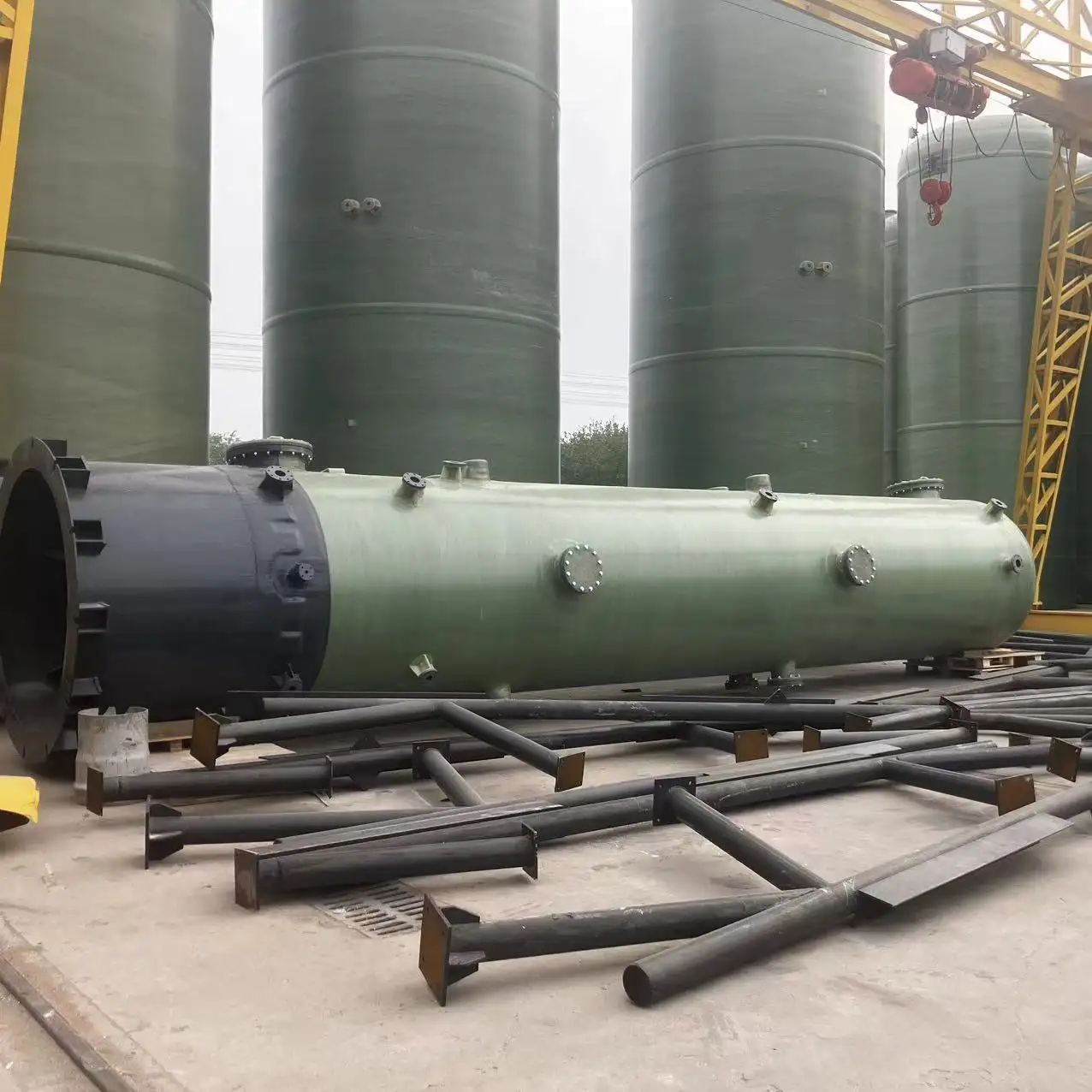 FRP winding storage tank GRPHCL tank  fiberglass chemical tank  mixing tank