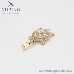Voor Xuping Sieraden Alle Synthetische Diamant Schildpad Mode Hanger X000897436 Voor Kinderfeestje Ketting - Product Image 4