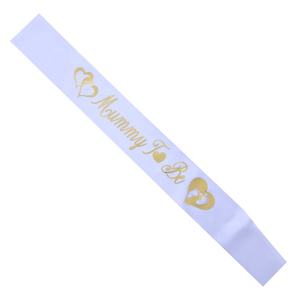 Ceinture en Satin pour maman Be, 32 pièces, bleu, rose, pour Baby Shower, décoration de révélation de sexe, fête de <span class=keywords><strong>grossesse</strong></span>, publicité, fournitures cadeaux - Product Image 5