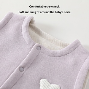 Cardigan in cashmere e seta per bambini, strato interno, abbigliamento per neonati, scaldacollutri, gilet senza maniche - Product Image 3