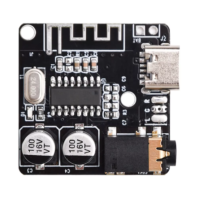 BT 5.0 Audio receiver module Type-C MP3 Blue tooth decoder onboard speaker