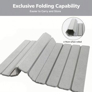 Tapis de bain carré rayé à séchage rapide, tapis de sol de luxe pour la maison - Tapis de bain pliable en pierre de diatomée naturelle antidérapant - Product Image 4