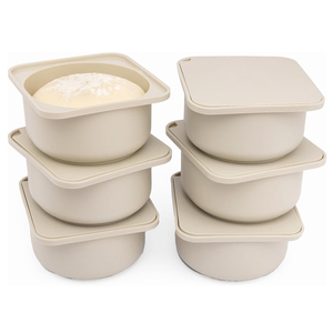Juego de 6 Recipientes de Silicona para Fermentar Masa de Pizza con Tapas, Accesorios para Hacer Pizza, NUEVO 2025 - Product Image 6
