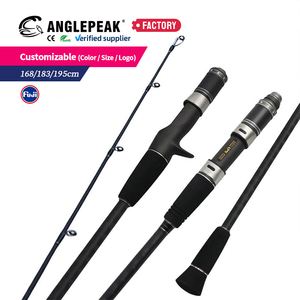 Caña de Jigging PE <span class=keywords><strong>2</strong></span>-4 1.68m 1.83m 1.95m, Caña de Jigging de Paso Lento de Carbono con Guías FUJI y Portacarretes FUJI, Caña de Jigging Lento para Pez Rabillo - Product Image 1