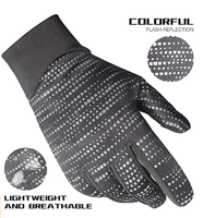 Guantes de Motocicleta Unisex SAN QIANG para Invierno, Completos, Térmicos/Aislantes, Antideslizantes, Reflectantes, de Poliéster Ligero, Deportivos