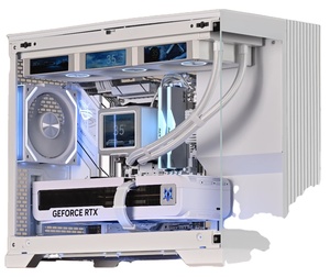 Nouveau boîtier <span class=keywords><strong>PC</strong></span> gaming Mini-ITX en alliage d'aluminium avec fenêtre latérale et ventilateurs ARGB OEM ODM - Product Image 2