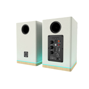 Altavoces de estantería HiFi BT5.0, 4 drivers, 100W, 2.0 canales, altavoz de karaoke con luz LED, entrada AUX USB para cine en casa y fiestas - Product Image 4