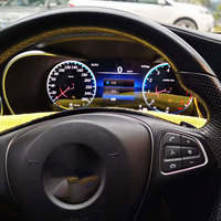 Speedometer Digital LCD Dashboard Mobil 12.3 inci untuk Benz C Class/GLC Class W205/W253 2015-2018