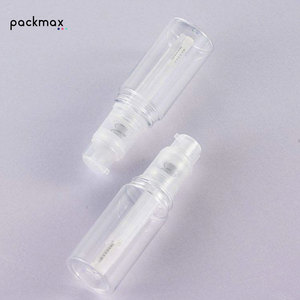 Transparent plastic PET talcum powder spray <b>bottle</b>, skin-use spiral powder <b>pump</b> care - Product Image 3