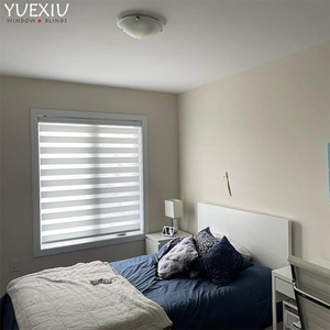 Alta calidad 100% poliéster personalizado inalámbrico motorizado asequible cortinas cebra persianas <span class=keywords><strong>enrollables</strong></span> - Product Image 6
