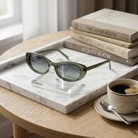 Lunettes de soleil polarisées classiques vintage des années 90 en acétate écaille de tortue, monture ovale classique, pour unisexe, idéales pour les voyages en extérieur