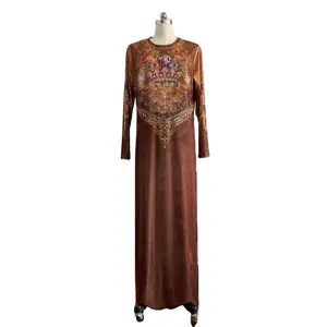 Kaftan Caftan Abaya Islamische Kleidung für Frauen Kleider Robe Muslim Dress Long