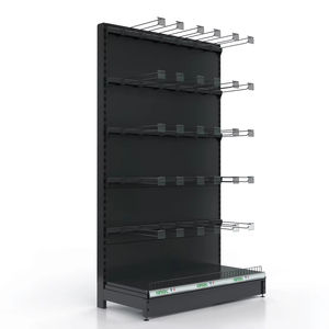 Estanterías Metálicas Compactas y Delgadas para Supermercados, de Diseño Compacto y Poca Superficie, para Gasolineras, Kioscos y Tiendas Minoristas - Product Image 1