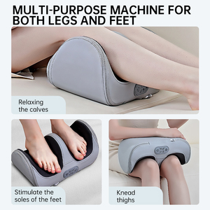Nuevo masajeador de pies y piernas para amasar, máquina masajeadora de pies con 3 modos de masaje, 2 niveles de calefacción - Product Image 5