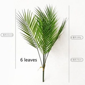 KEWEI 143 branche de palmier artificiel Areca Real Touch feuille de palmier <span class=keywords><strong>Chrysalidocarpus</strong></span> Lutescens Bundle - Product Image 3