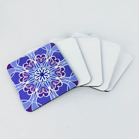 Sous-verres carrés en liège et MDF personnalisables, écologiques, vierges pour sublimation, tapis et supports pour promotions, vente en gros