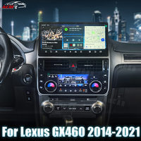 Autoradio Android AuCar 12 pouces, Android Auto, CarPlay, Mirror Link, microphone intégré, mains libres, 8 Go pour Lexus GX460 2014-2021