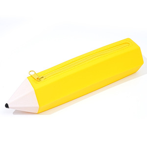 Mint Green Pencil-Shaped Zipper Pencil Case Fabric Novelty <b>School</b> Office Supply - Product Image 4