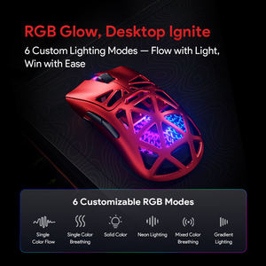 G11 <b>Wireless</b> Mouse 3-mode 22000dpi 1000hz 2.4GHz BT Light Weight Mice RGB PAW3311Office Gaming Mouse Custom <b>PC</b> Accessories Gift - Product Image 6