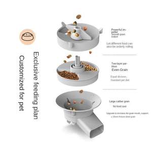 Alimentador automático inteligente para mascotas con Control remoto WiFi 3L, temporizador de plástico ecológico para perros y gatos, cuenco cuantitativo en caja de embalaje - Product Image 5