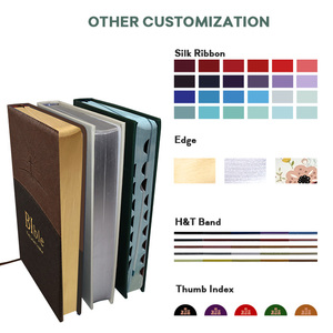 Servicio de Impresión de Libros por Encargo, Diseño Personalizado, Multilingüe, <span class=keywords><strong>Hebreo</strong></span>, Estampado en Caliente, Biblia Inglesa Versión King James - Product Image 4