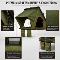 Tente de toit triangulaire ABS pour camping-car >3000 mm, tissu Oxford imperméable, installation rapide, grand espace pour le tout-terrain