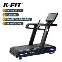 Caminadora K-FIT Slat K9 de Alta Resistencia para Gimnasio Comercial, Modo de Empuje, Equipo de Entrenamiento de Bajo Impacto