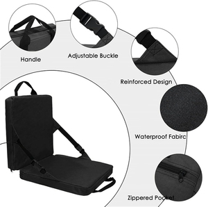 Rollable sân vận động Ghế đệm ngoài trời sâu ghế đệm đặt bóng rổ băng ghế dự bị ghế với trở lại hỗ trợ di động Ghế Pad - Product Image 2