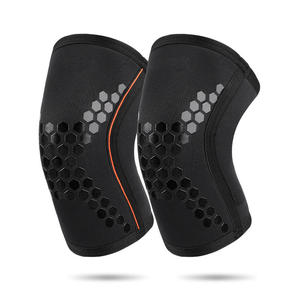 Genouillères de compression en néoprène de 7 mm d'épaisseur avec logo personnalisé, flexibles, antidérapantes, pour la musculation, le fitness et la sécurité sportive - Product Image 6