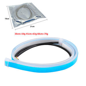 Lámpara de conducción de silicona suave con cuerpo de PVC ultrafino, luz blanca diurna con luces de neón para coches, efecto de luz amarilla - Product Image 3