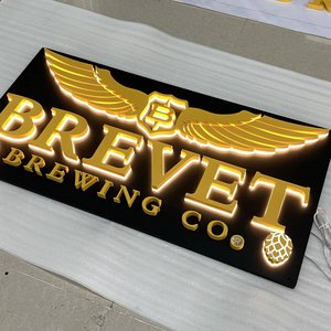 Lettres 3D en acrylique imperméables pour enseignes personnalisées, rétroéclairées, éclairées par l'avant, en acier inoxydable, <span class=keywords><strong>transformateur</strong></span> domestique - Product Image 6