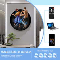 Ventilador Holográfico 3D con Certificado CE FCC ROHS, Proyector Holográfico de 50CM, Ventilador LED Holográfico 3D para Exhibición Publicitaria