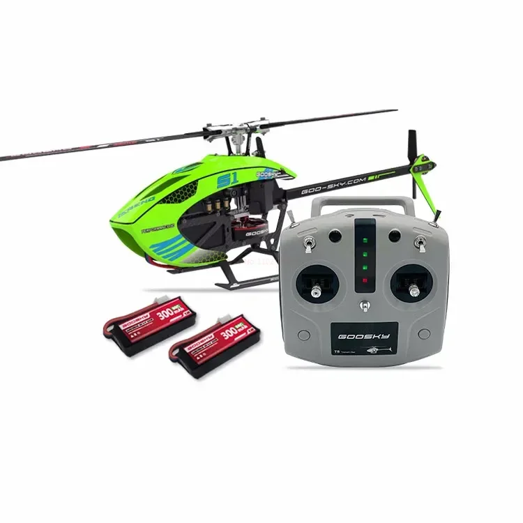 Goosky S1 BNF 6ch 3d Stunt Double Brushless Motor Direct Drive Flybarless Direct-drive Rc Helicopter Toys Gifts