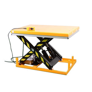 Carretilla Elevadora de Tijera Uni-Silent 4000kg, Elevador Hidráulico Móvil Manual para Manejo en Almacenes Metálicos HW4007 - Product Image 2